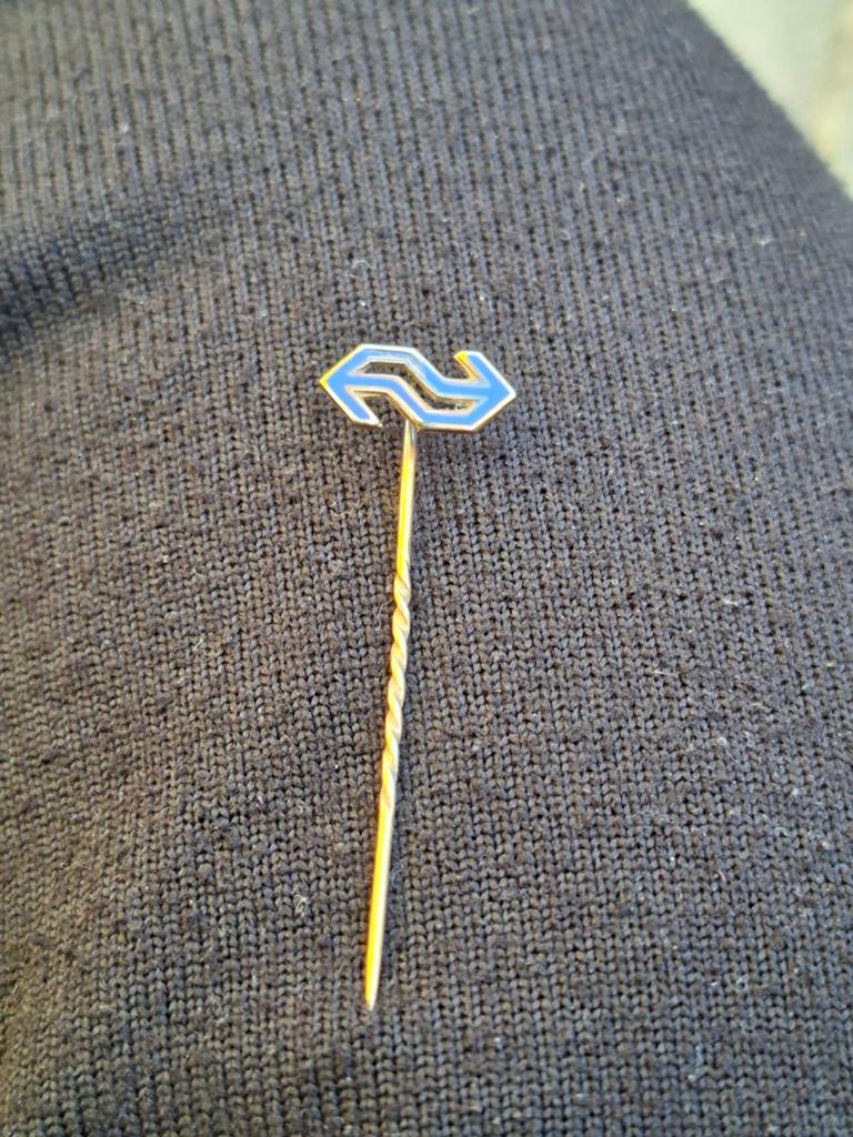Vintage NS reversspeld 585 Goud Zeldzaam, Antiek en Kunst, Antiek | Goud en Zilver, Ophalen of Verzenden