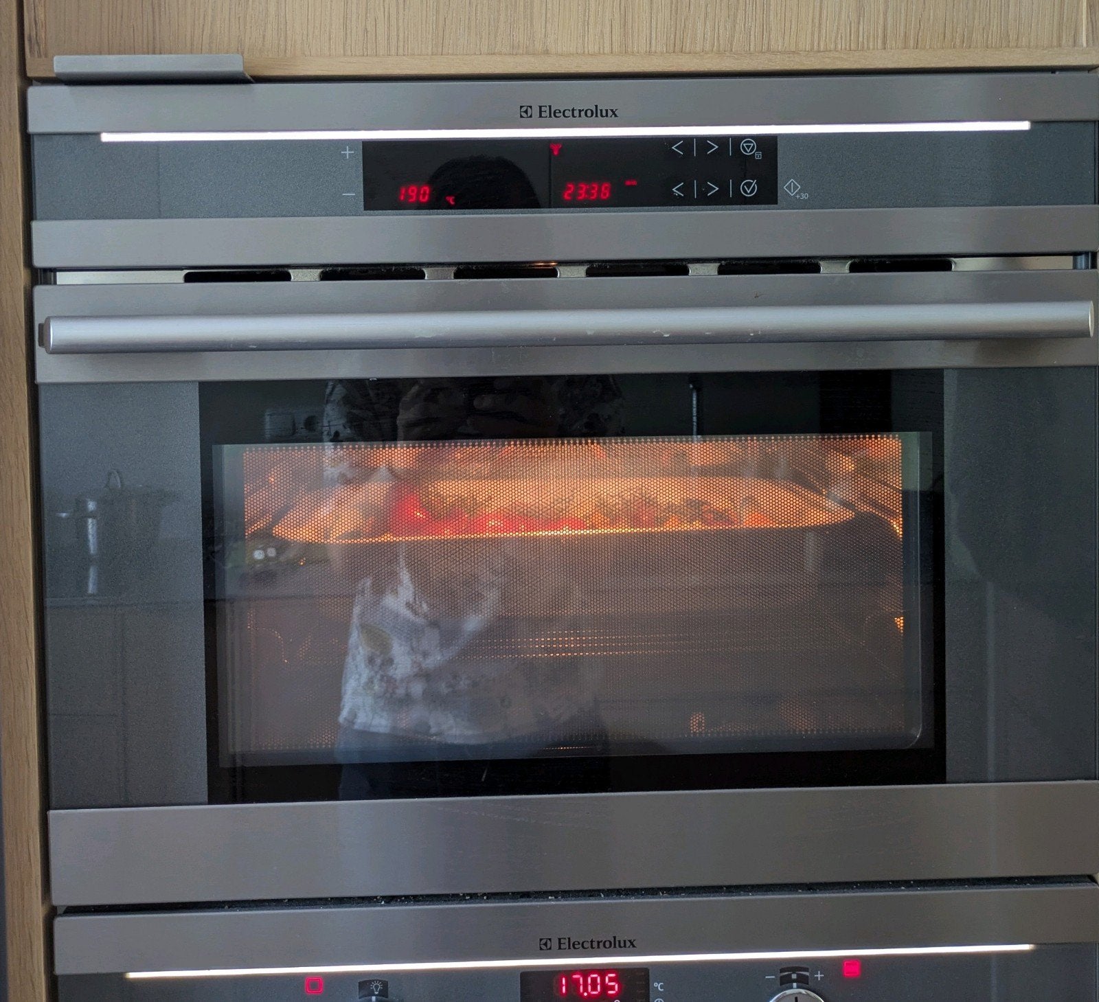 Electrolux combi- oven h45cm met magnetron, Witgoed en Apparatuur, Ovens, Ophalen, Hete lucht, Minder dan 45 cm