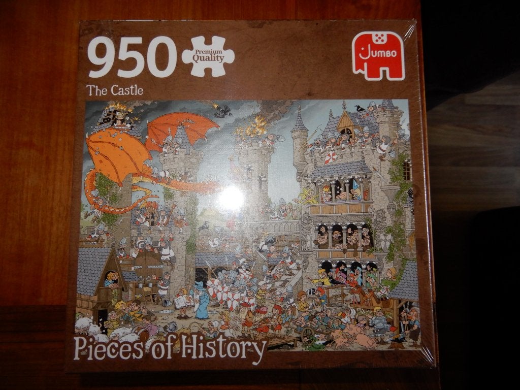 Jumbo puzzel Pieces of History Het Kasteel 950 st NIEUW, Ophalen of Verzenden, 500 t/m 1500 stukjes, Nieuw, Legpuzzel