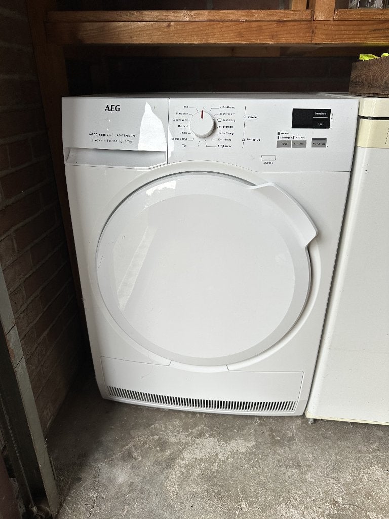 AEG Lavatherm 6000 Series ProSense 7kg Wasdroger, Ophalen, 6 tot 8 kg, Gebruikt, Anti-kreukfase