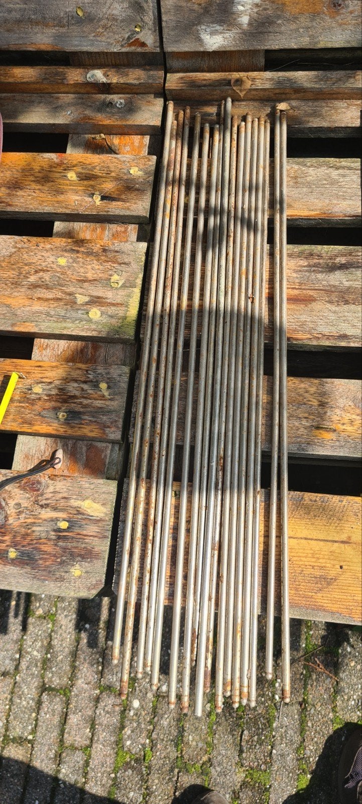16 traproeden, Ophalen, Minder dan 180 cm, Palen
