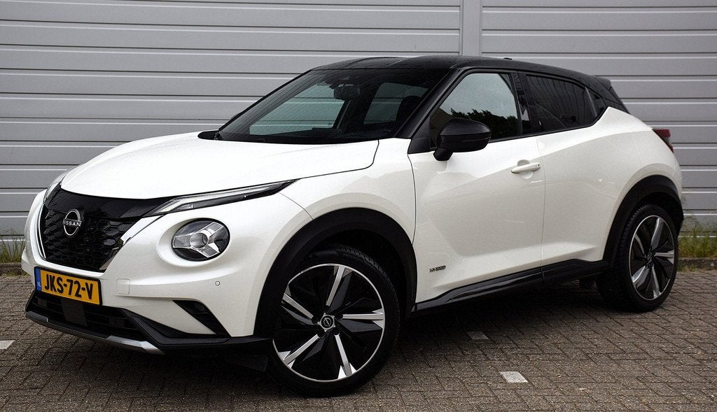 Nissan Juke 1.6 Hybrid Business Premium*Bose*Leder*360Cam*72, Auto's, Nissan, 94 pk, 1300 kg, Gebruikt, 4 cilinders