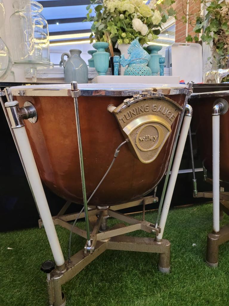 Vintage koperen timpani / pauken set 23” 26”, Ophalen of Verzenden, Zo goed als nieuw, Overige merken
