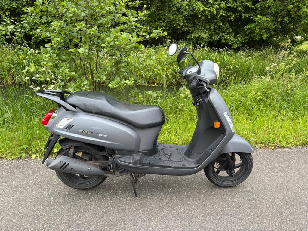 Sym Fiddle II 50S Scooter - Grijs, Fietsen en Brommers, Snorfietsen en Snorscooters, Ophalen, Gebruikt, SYM, Benzine