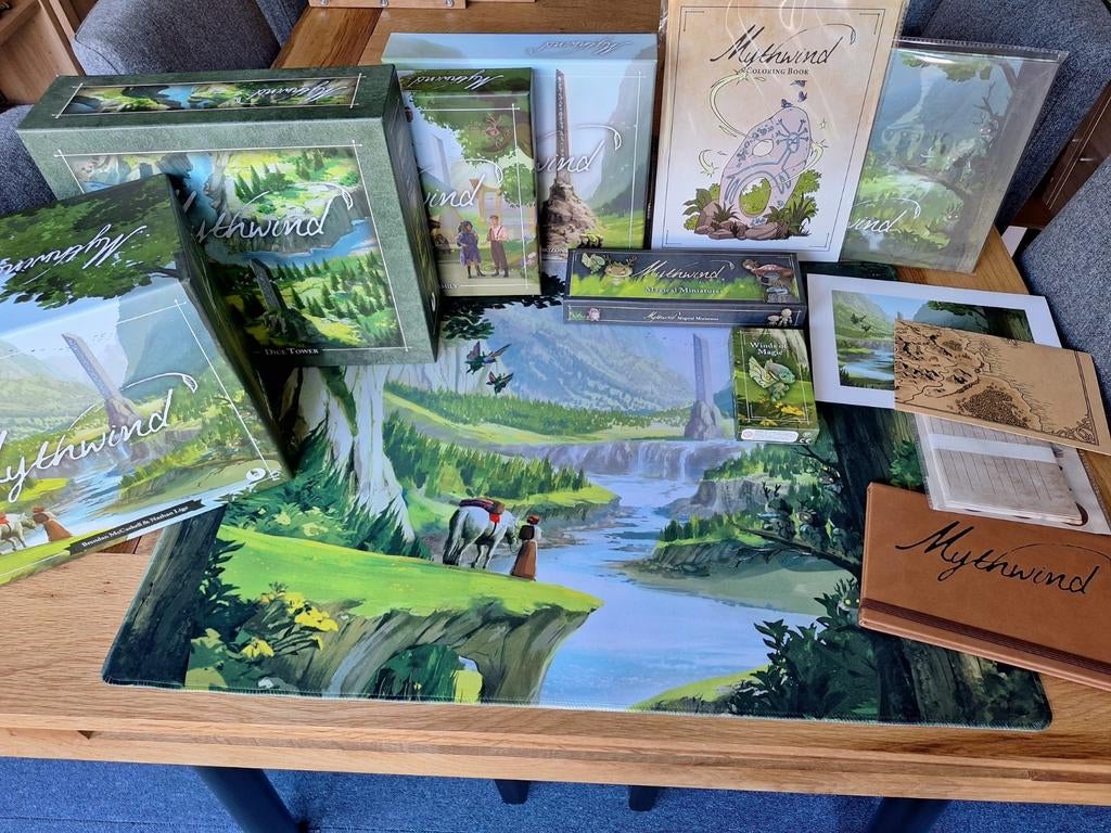 Mythwind Kickstarter All-in Editie Bordspel Nieuw, Hobby en Vrije tijd, Gezelschapsspellen | Bordspellen, Een of twee spelers