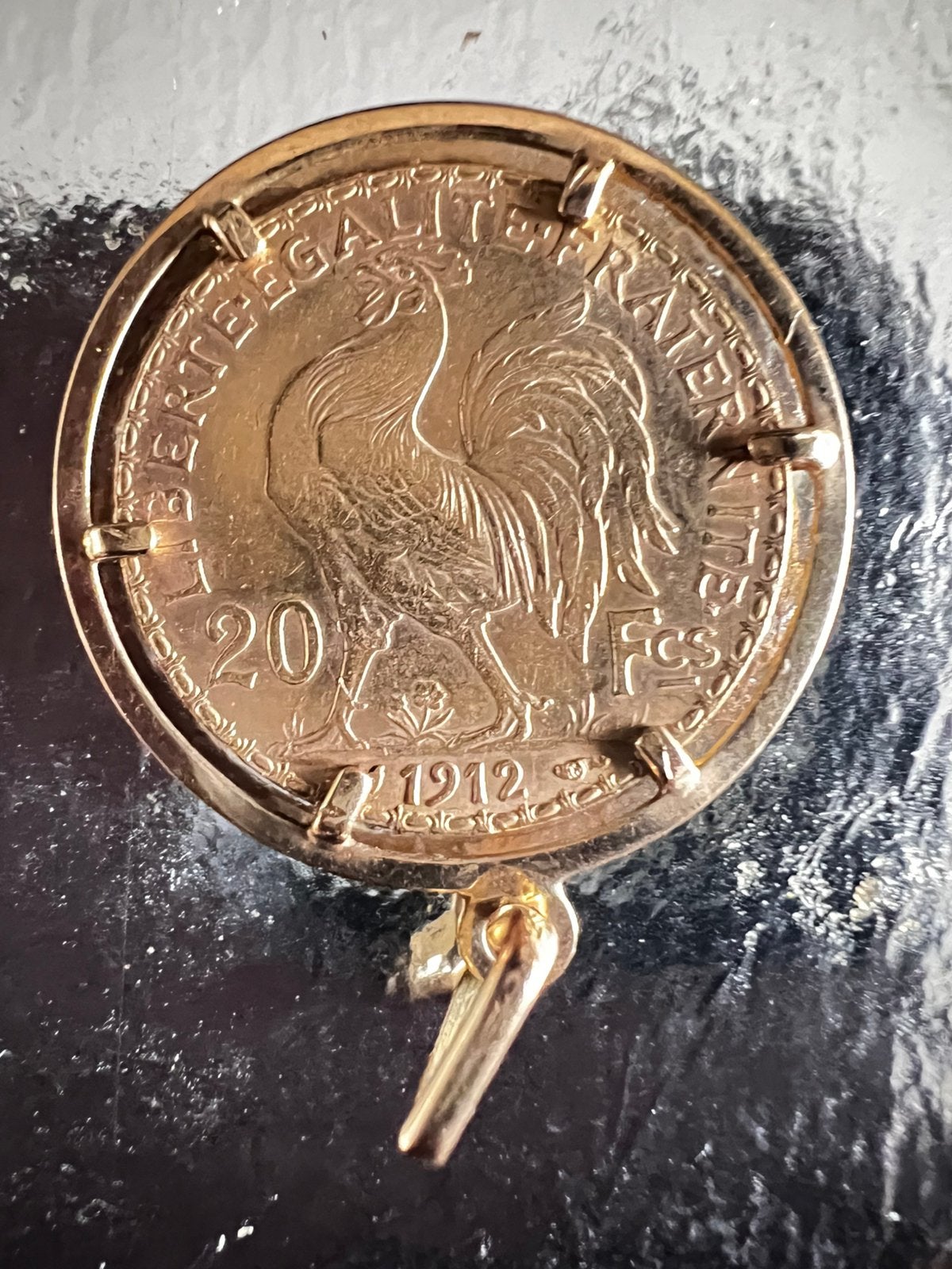 Gouden 20 Francs Marianne en de Haan, Ophalen of Verzenden, Goud