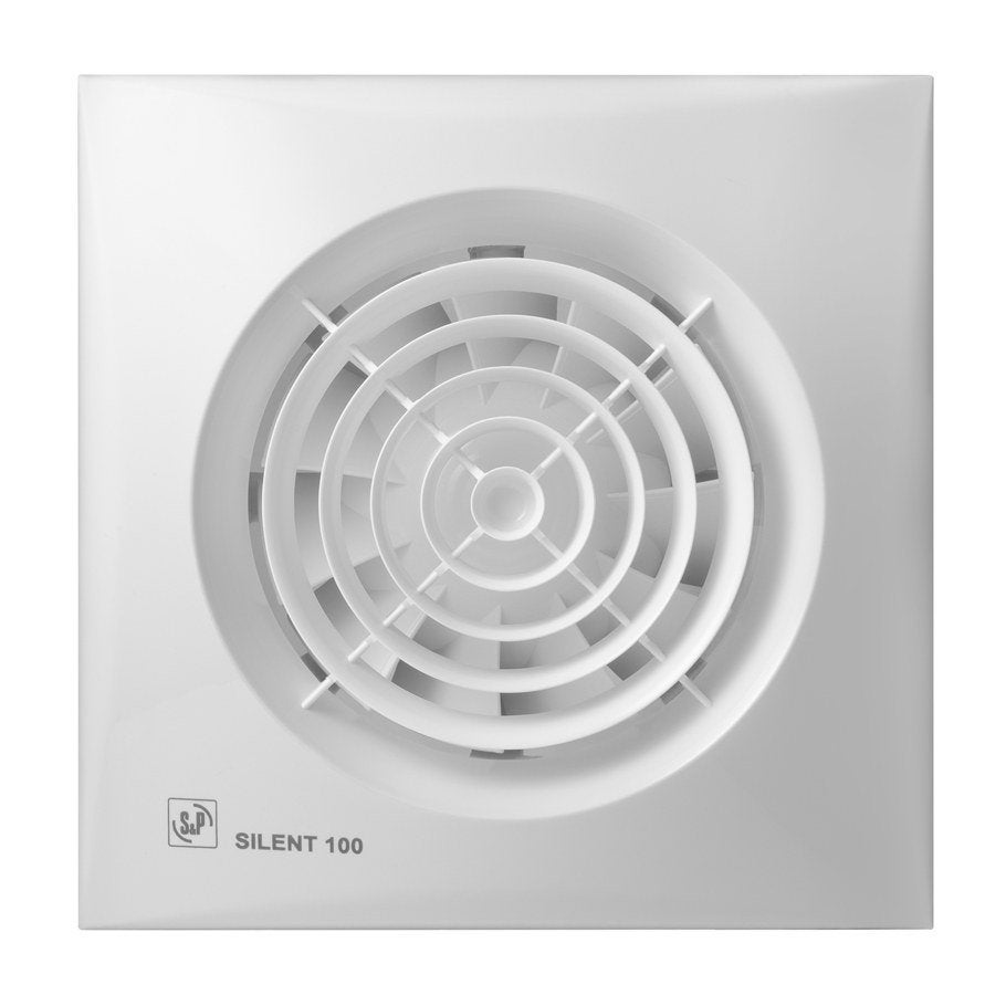 Silent 100 CHZ Ventilator 95m³ + timer + hygrostaat, Verzenden, Nieuw