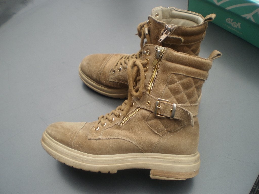 GIGA leren veterboots maat 37, Gebruikt, Meisje, Schoenen, Ophalen of Verzenden