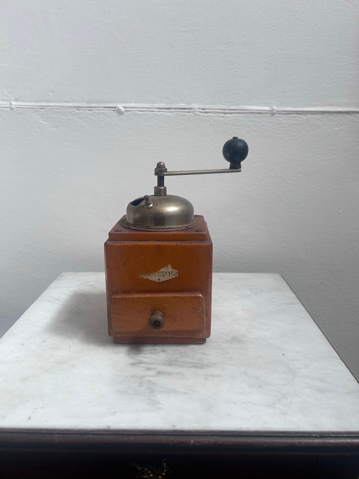 Vintage Zassenhaus koffiemolen - Authentieke handmolen, Antiek en Kunst, Ophalen of Verzenden