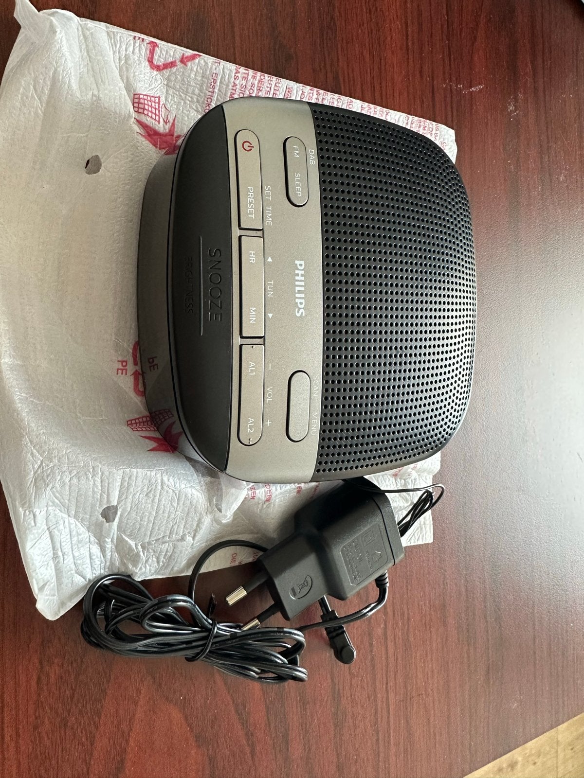 Philips Clock Radio 3000 Series DAB+ Digitale Radio, Witgoed en Apparatuur, Wekkers, Ophalen of Verzenden, Zo goed als nieuw, Digitaal