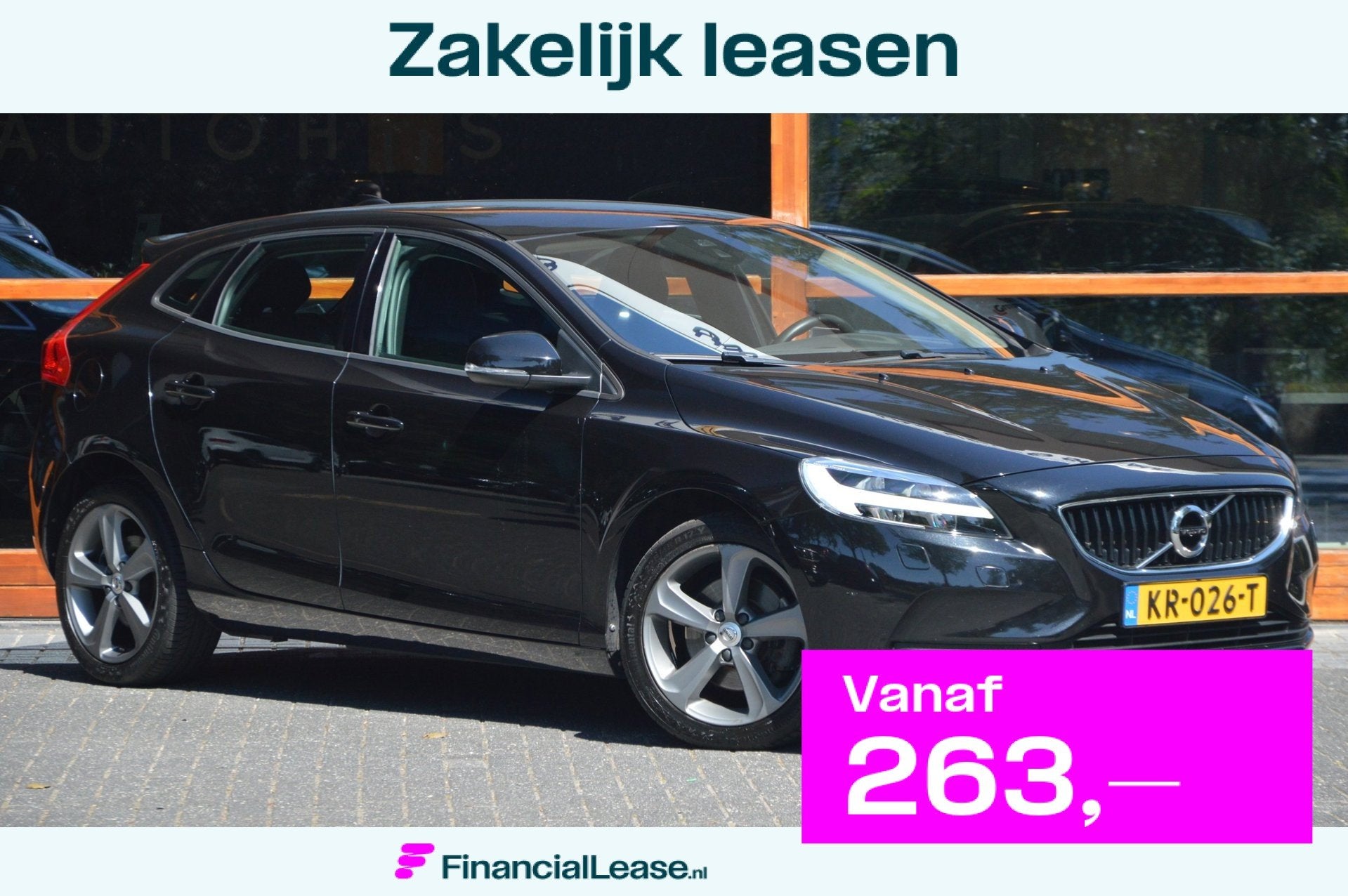 Volvo V40 T3 Momentum | Standkachel | Stoelverwarming | Volv, Stof, Gebruikt, 4 cilinders, Zwart