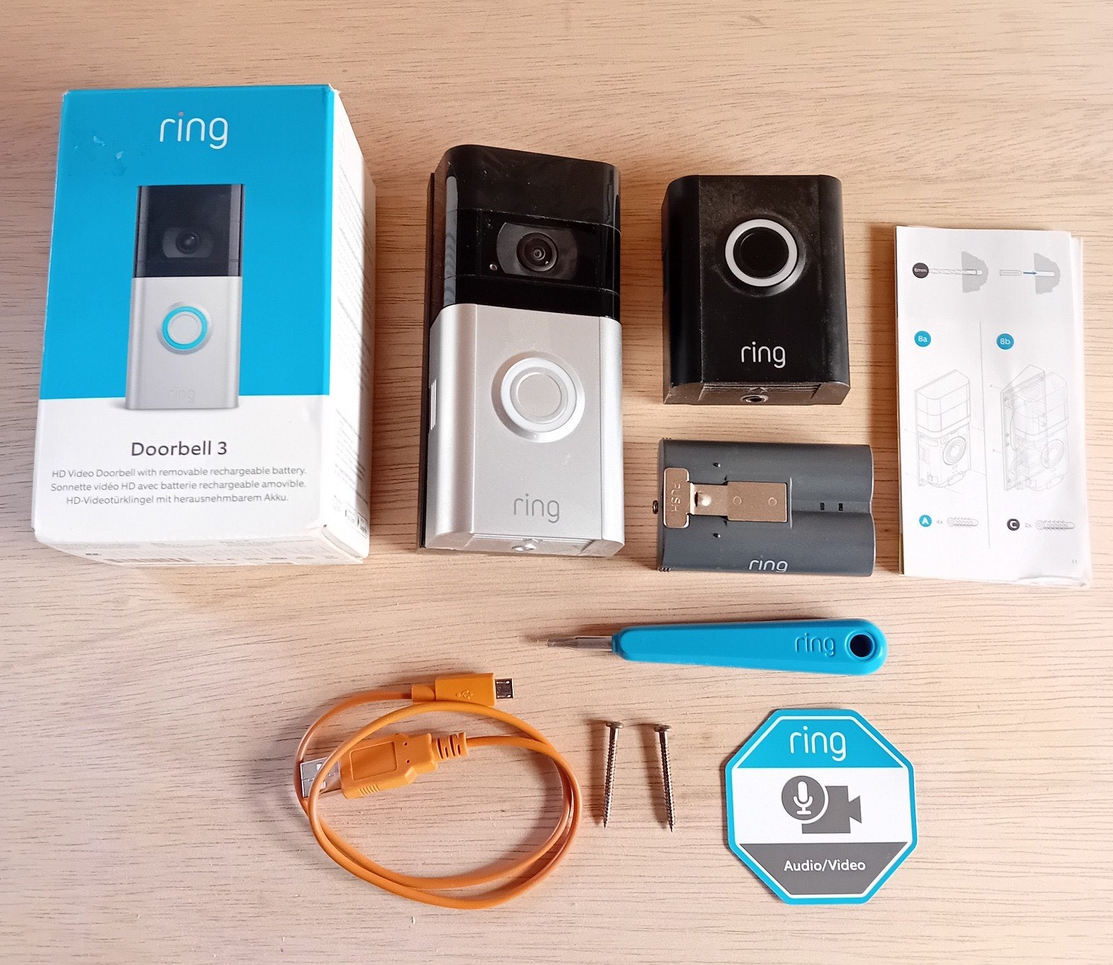 ring video deurbel 3, Ophalen, Zo goed als nieuw