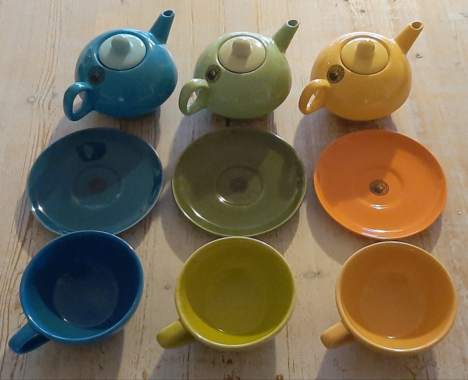 Alex Meijer. 3 sets coffee/tea for one. Koffie/theesets, Ophalen of Verzenden, Overige stijlen, Kop(pen) en/of Schotel(s)