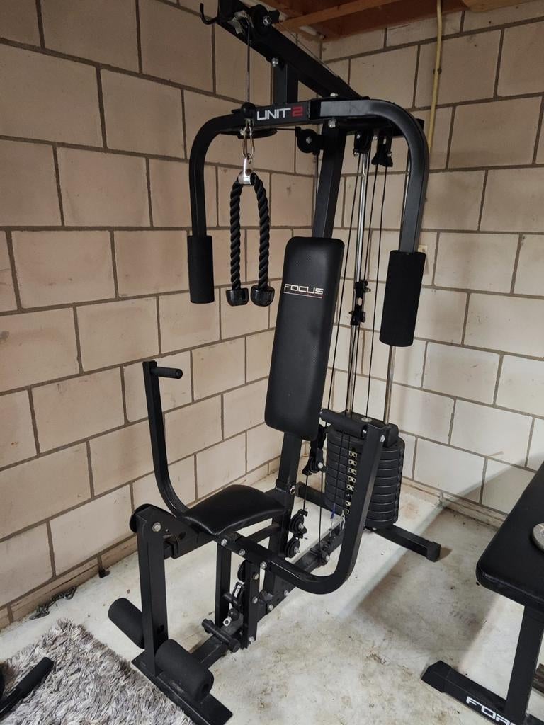 Focus Fitness Unit 2 Krachtstation - Zo goed als nieuw, Sport en Fitness, Fitnessapparatuur, Ophalen, Gebruikt, Benen, Overige typen