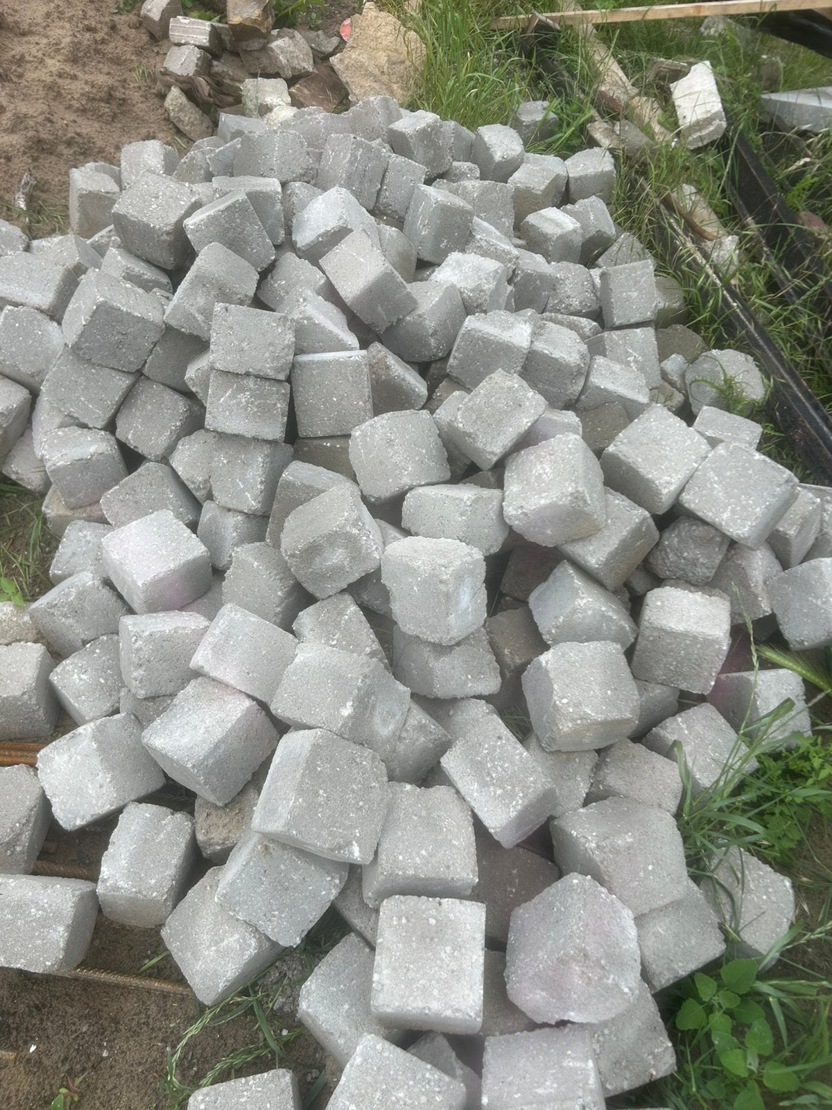 Beton stelblokjes 80 hoog, Tuin en Terras, Tegels en Klinkers, Ophalen, Beton, Overige typen