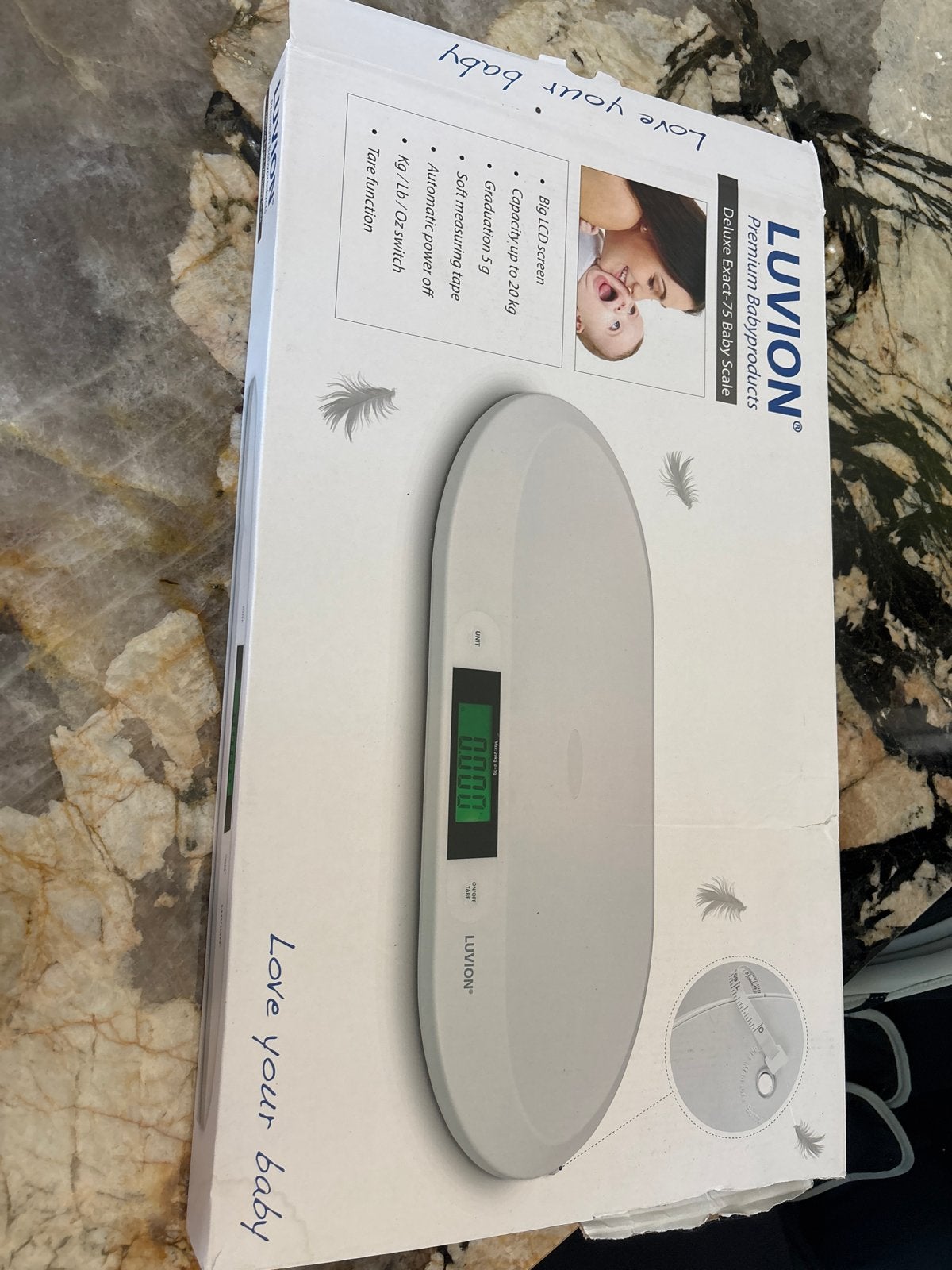 Luvion Deluxe Exact-75 Babyweegschaal €20,-, Minder dan 10 kg, Ophalen of Verzenden, Overige typen, Fijner dan 1 gram