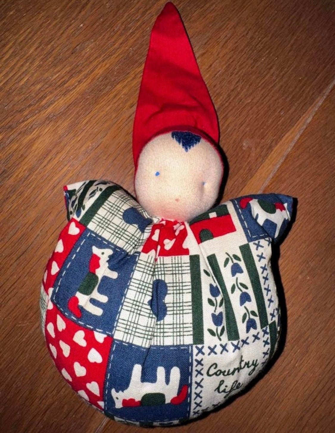 Zo goed als nieuw antroposofisch popje, 25 cm, Ophalen of Verzenden, Zo goed als nieuw, Overige typen
