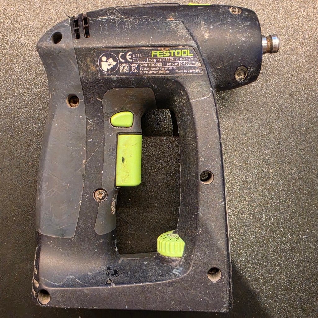 Festool C18 accu schroefmachine, Doe-het-zelf en Verbouw, Ophalen of Verzenden, Gebruikt