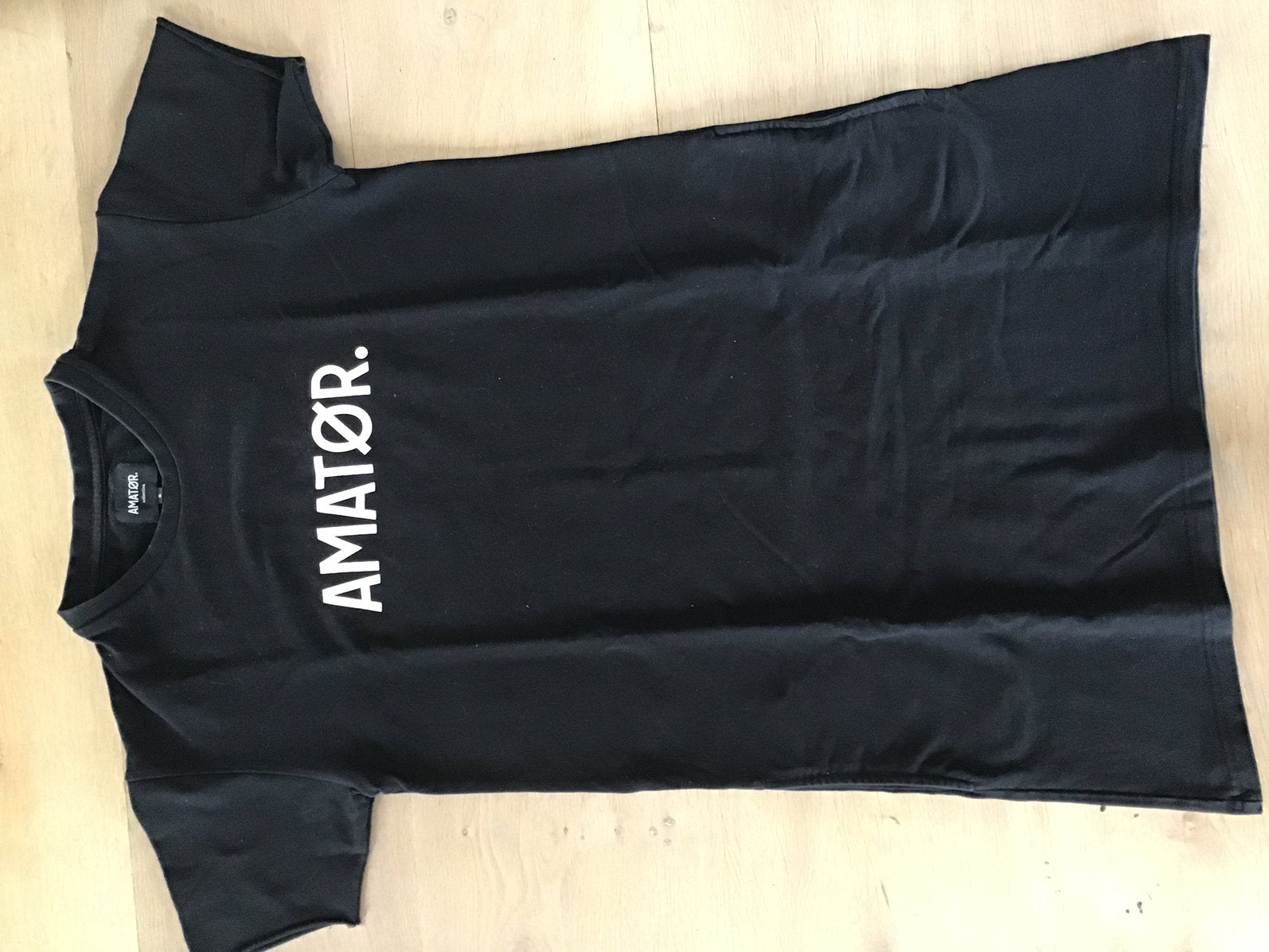Amator sweater/jurk, lang(86cm), zwart, zgan, maat S, Verzenden, Zwart, Zo goed als nieuw, Maat 36 (S)