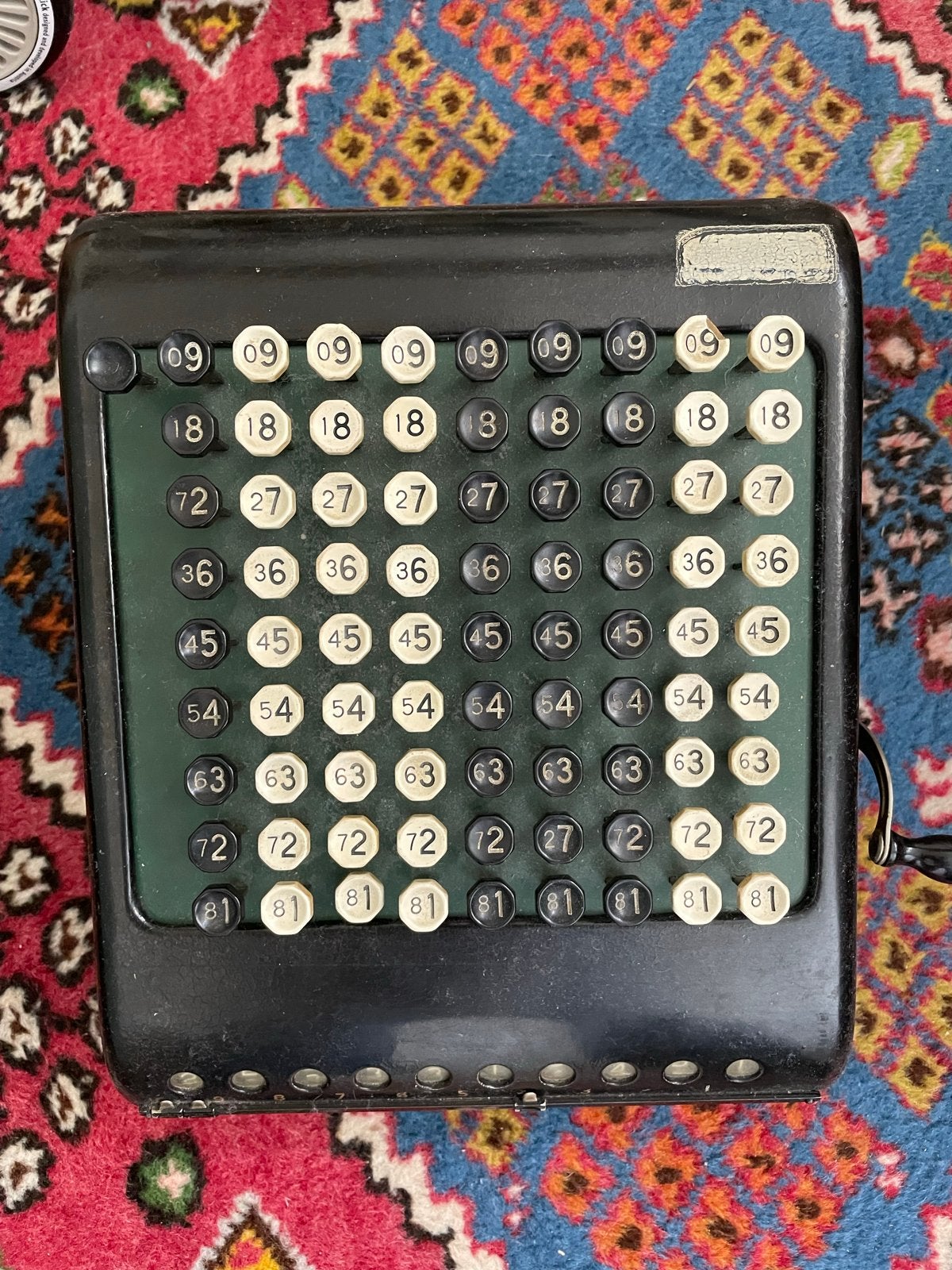 Rekenmachine antiek vintage bakeliet, Ophalen, Gebruikt