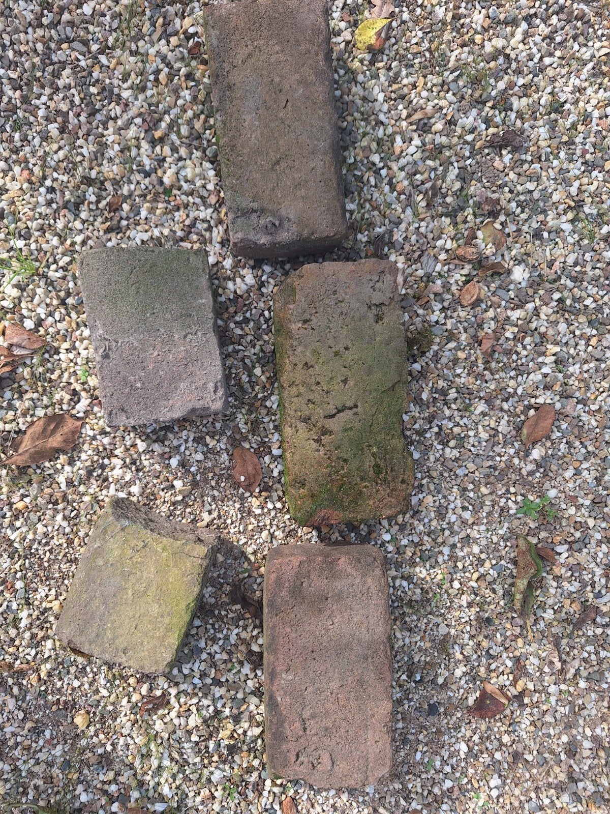 Oude gebakken Waaltjes, ca. 20m², verschillende afmetingen, Ophalen, Overige materialen, Gebruikt, Klinkers