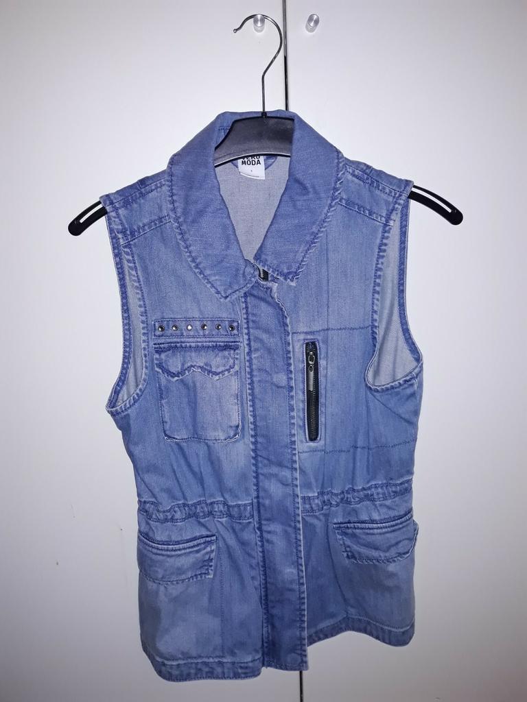 Spijkervest, Blauw, Ophalen of Verzenden, Zo goed als nieuw, Vermoda