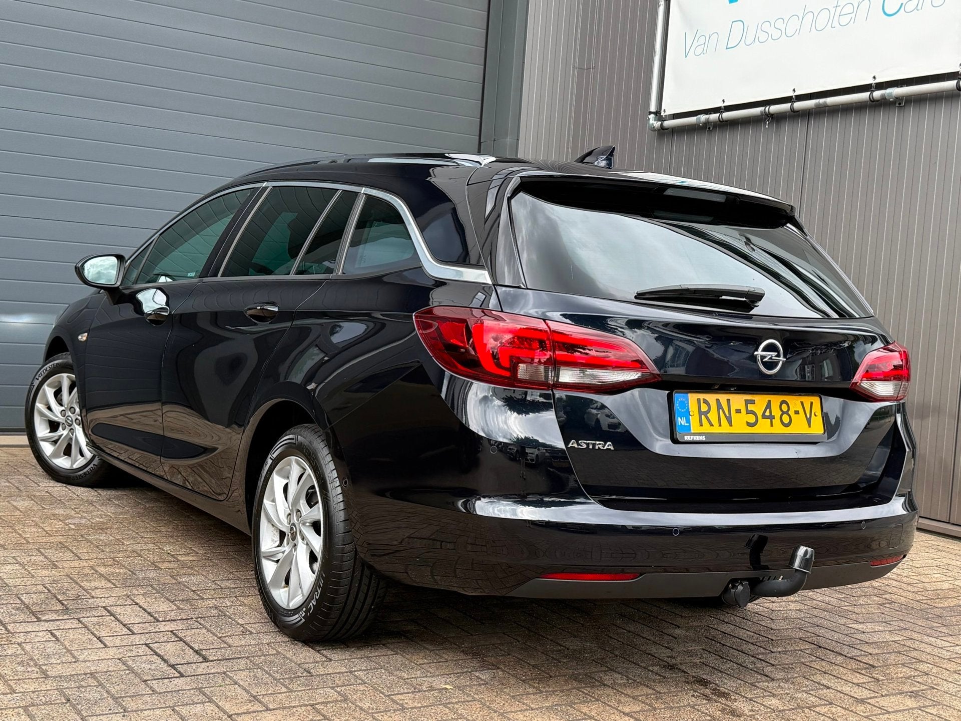 Opel Astra Sports Tourer 1.0 Innovation | Navigatie | Trekha, Voorwielaandrijving, Stof, Gebruikt, Blauw