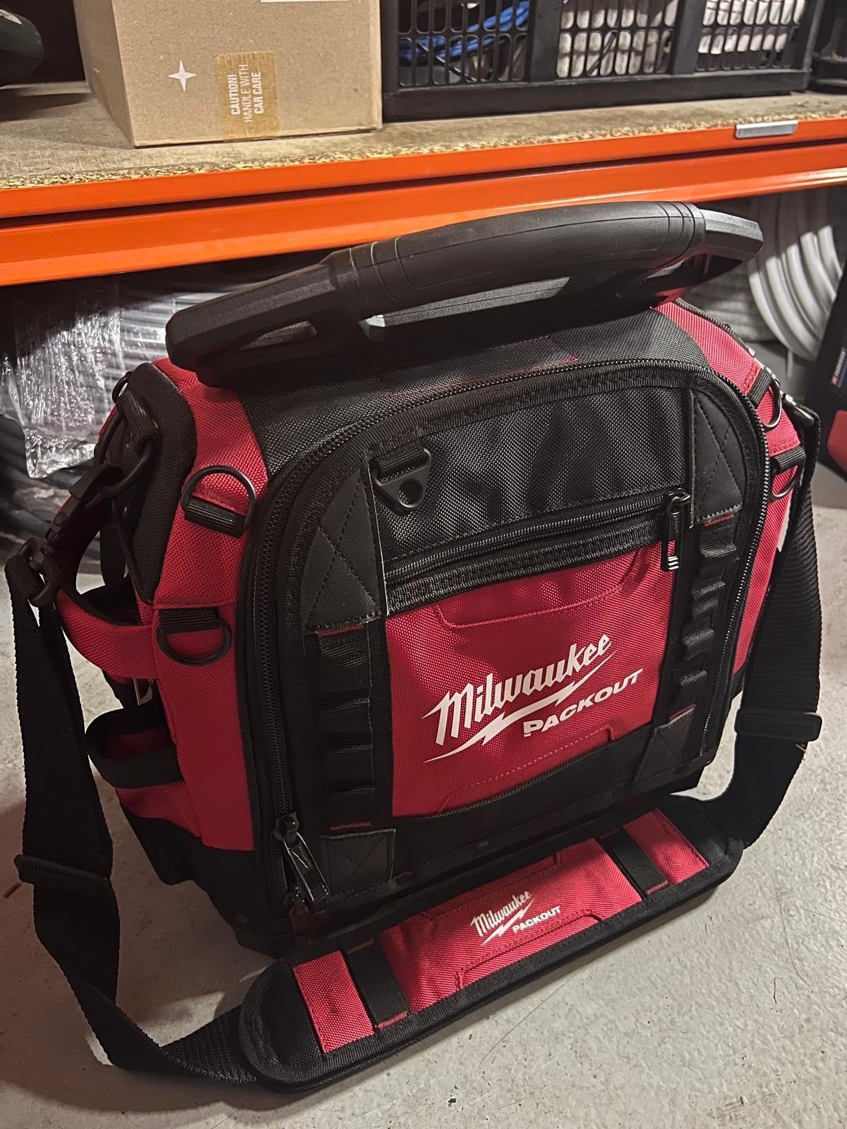 Milwaukee Packout Gereedschapstas - Zo goed als nieuw, Doe-het-zelf en Verbouw, Ophalen of Verzenden, Zo goed als nieuw, Gereedschapsopslag