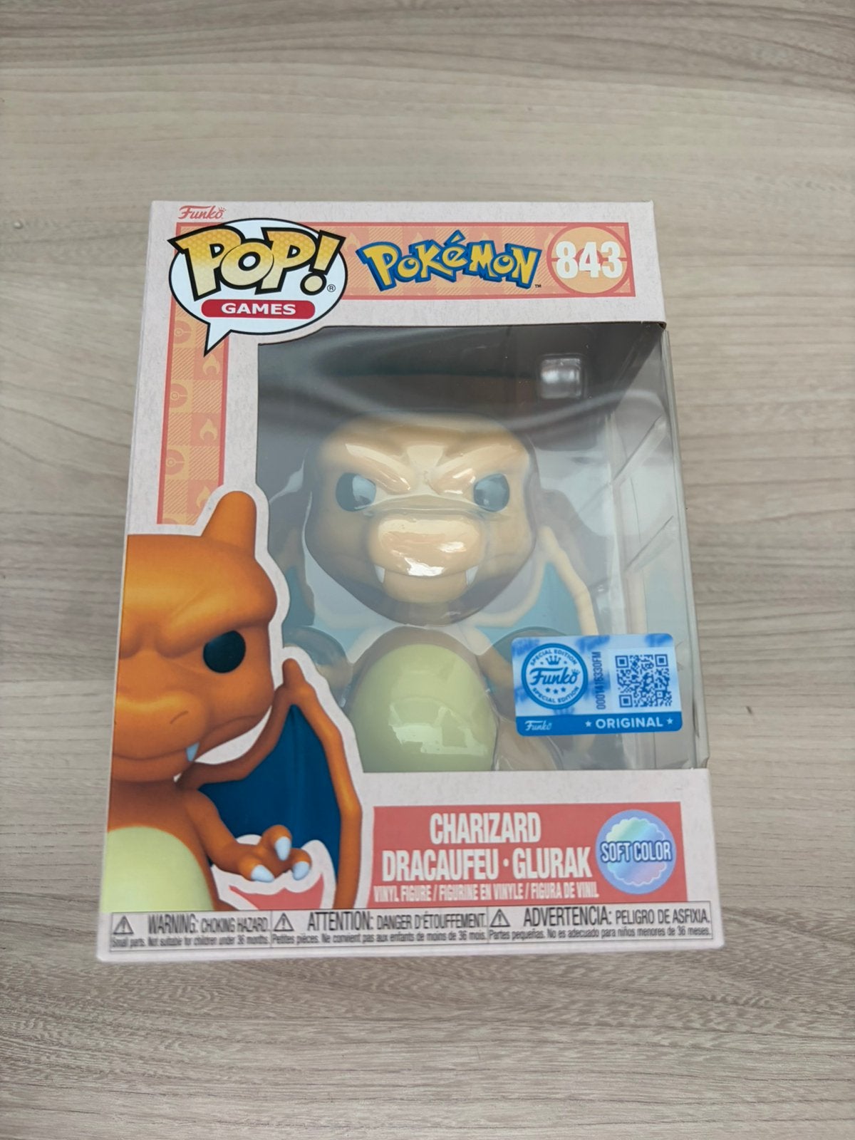 Funko Pop! Pokémon Charizard #843 Soft Color Vinyl Figure, Verzamelen, Funko Europe, Ophalen of Verzenden, Zo goed als nieuw, 4th floor, 1 Queen Caroline St, London W6 9YN, Verenigd Koninkrijk