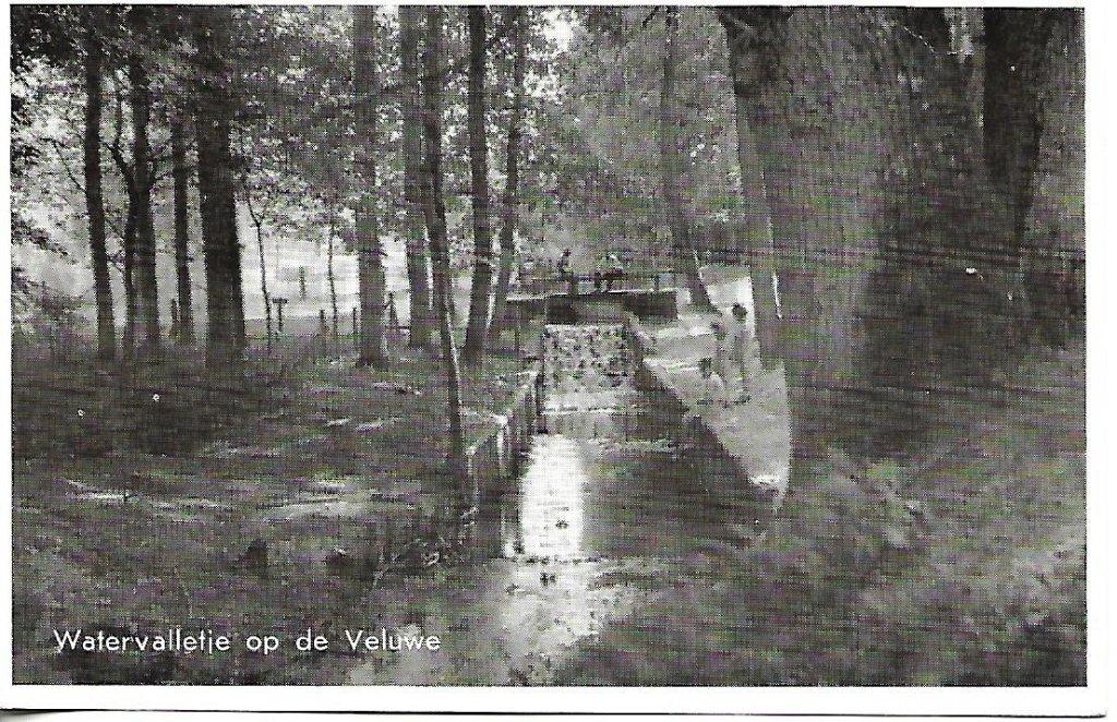 Gelderland- -Watervalletje op de Veluwe., Verzenden, 1960 tot 1980, Gelopen, Gelderland