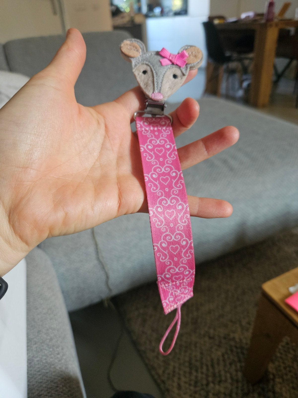 Nuby vilten fopspeenlint, Ophalen, Nieuw