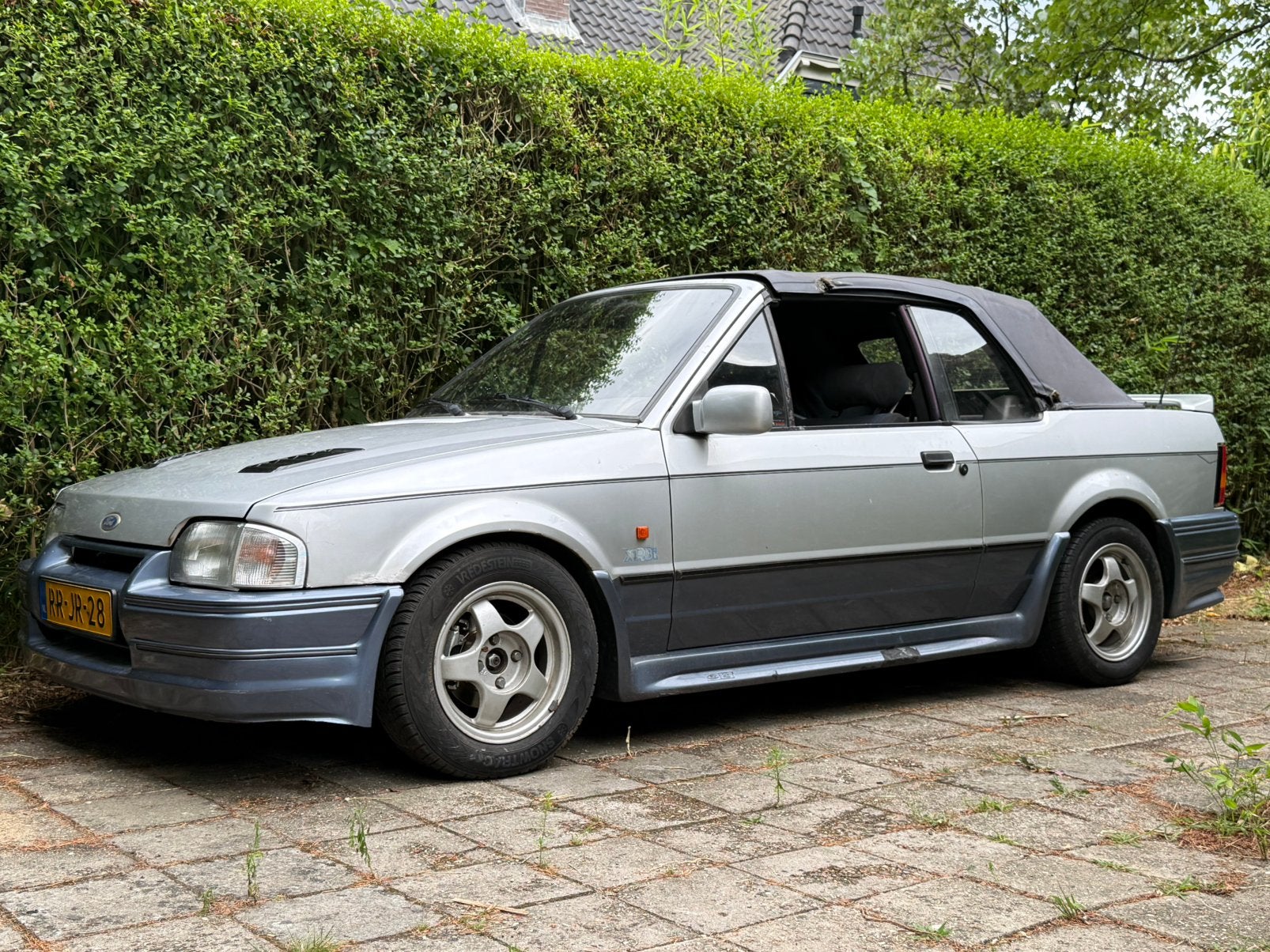 Ford Escort 1.6 Xr3i Cabrio U9 1989 Grijs, Voorwielaandrijving, Escort, 4 cilinders, Cabriolet