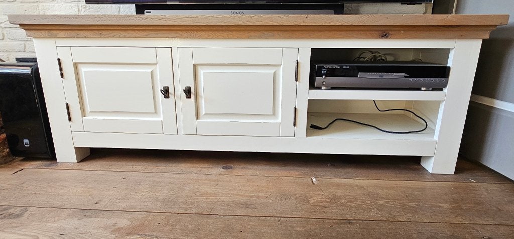 TV meubel 160 x 45 x 55H, Ophalen, Gebruikt, 150 tot 200 cm, Landelijk