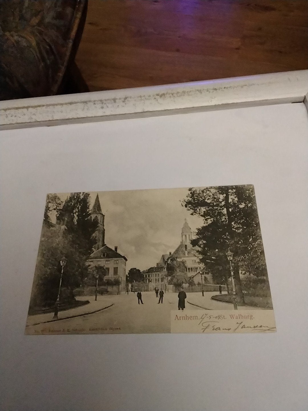 Oude ansichtkaart Arnhem, Walburg, 1905, Ophalen of Verzenden