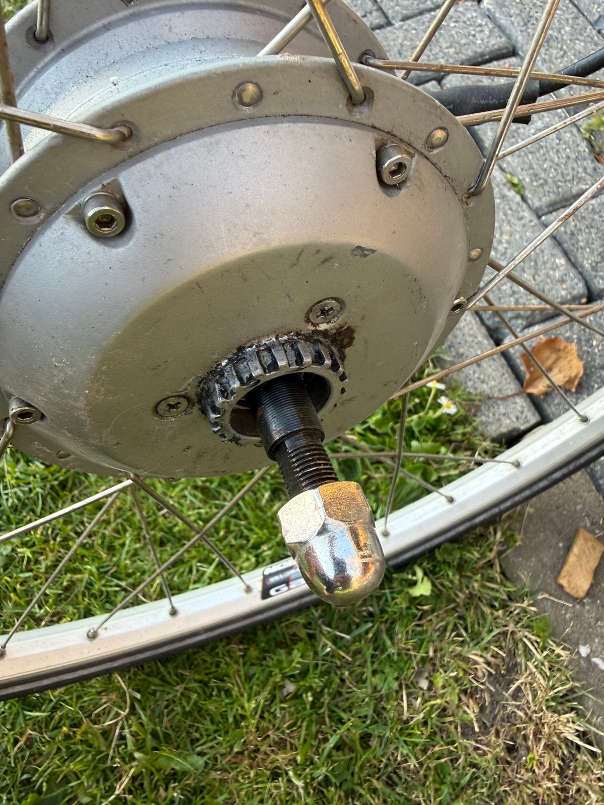 Electrische voorwiel gazelle 9 pins, 59 cm of meer, Ophalen of Verzenden
