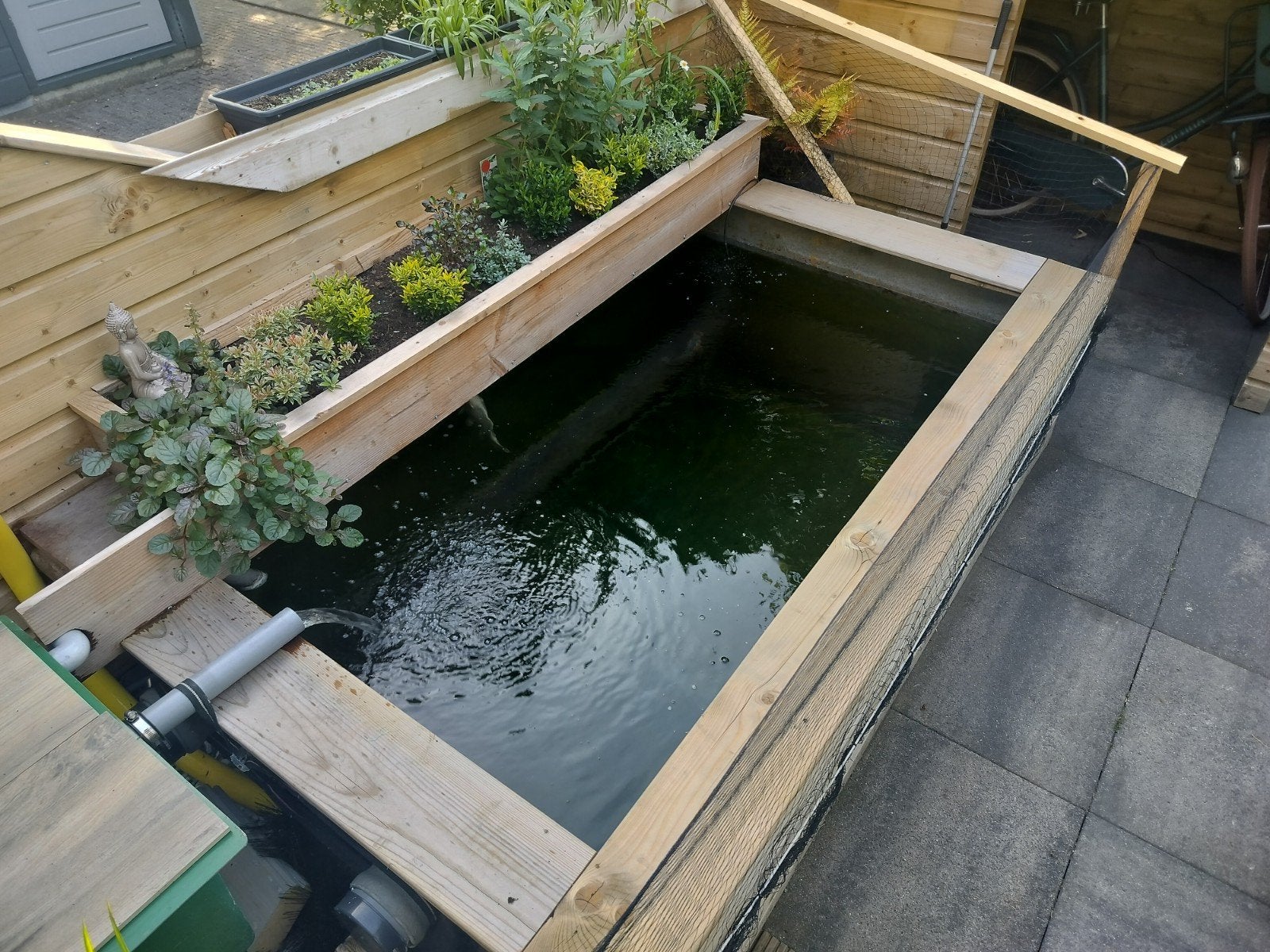 polyester bak, Tuin en Terras, Vijvers, Ophalen of Verzenden