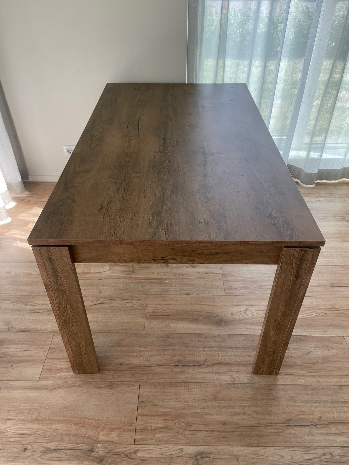 Mooie eettafel, Zo goed als nieuw, 150 tot 200 cm, Rechthoekig, 50 tot 100 cm