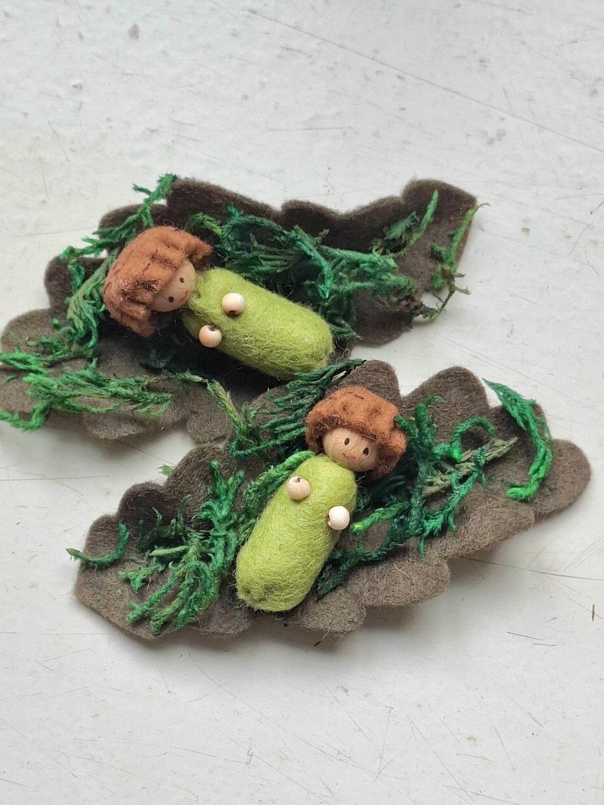 Herfst blad Baby's !, Ophalen of Verzenden, Nieuw, Figuurtje(s), Wolvilt