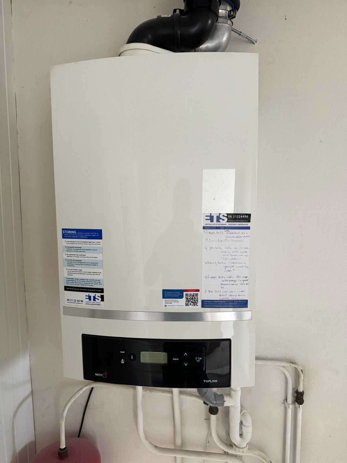 Nefit Topline Compact HRC 25/CW4 CV-ketel, Ophalen, Gebruikt, Hoog rendement (Hr), Cv-ketel of Combi-ketel