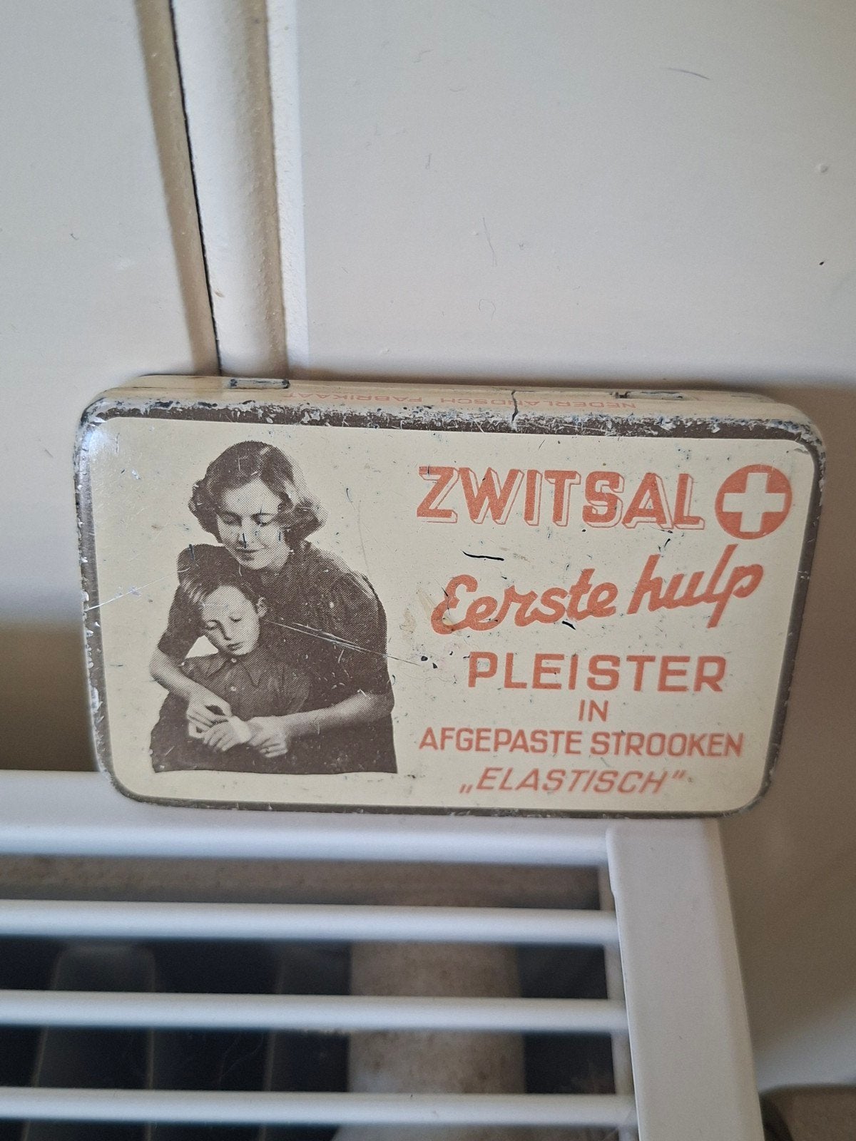 oude zwitsal reclame. blikje.apeldoorn., Verzamelen, Merken en Reclamevoorwerpen, Ophalen of Verzenden, Gebruikt