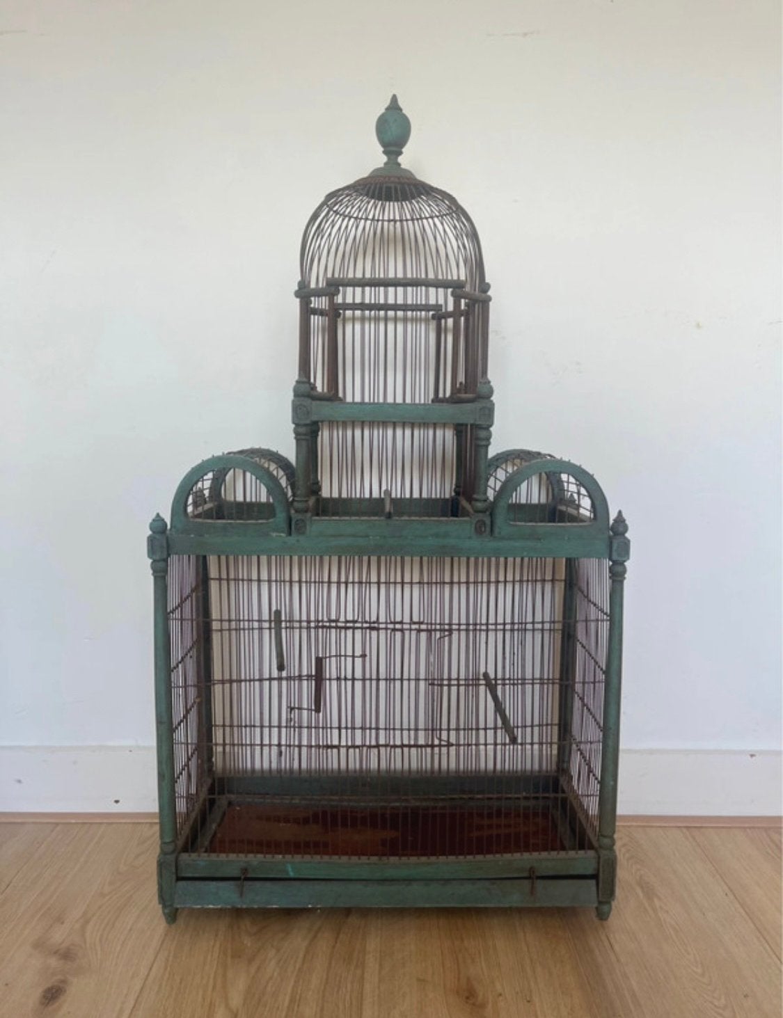Vintage vogelkooi / volière, Ophalen, Nieuw, Hout, Vogelkooi
