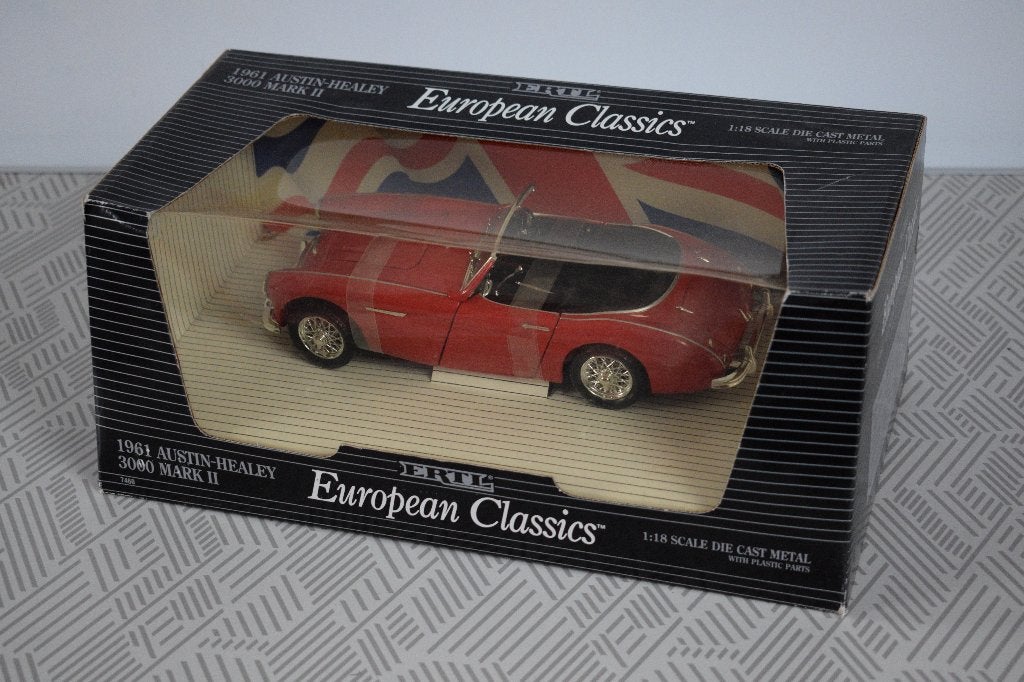 Miniatuur 1:18 nieuwe ERTL austin healey 1961 3000 mark II, Hobby en Vrije tijd, Modelauto's | 1:18, Ophalen of Verzenden, Nieuw