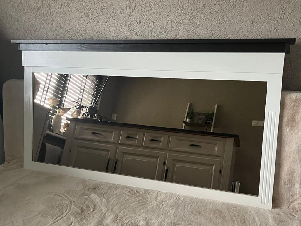Spiegel, Huis en Inrichting, Woonaccessoires | Spiegels, Ophalen, Gebruikt, 125 cm of meer, Minder dan 100 cm