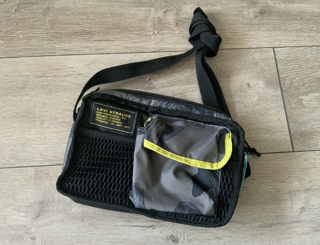( Levi's ) Levi Strauss Heren tas / tasje / Schoudertasje, Ophalen of Verzenden, Zo goed als nieuw, Zwart, Overige merken