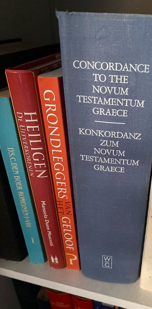 7) Concordance to the Novum Test. Greace, Ophalen of Verzenden, Zo goed als nieuw, Christendom | Katholiek