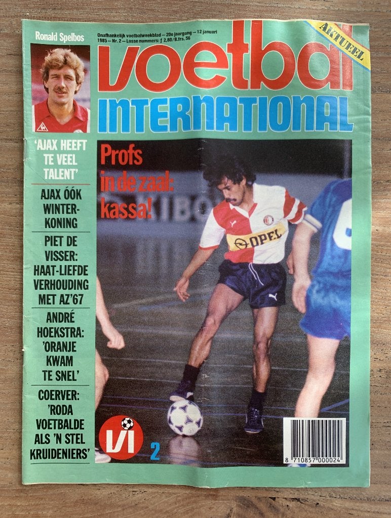 Voetbal International VI Div. tijdschriften uit 1985 / €1,50, Ophalen of Verzenden, Zo goed als nieuw, F.C. Utrecht, Boek of Tijdschrift