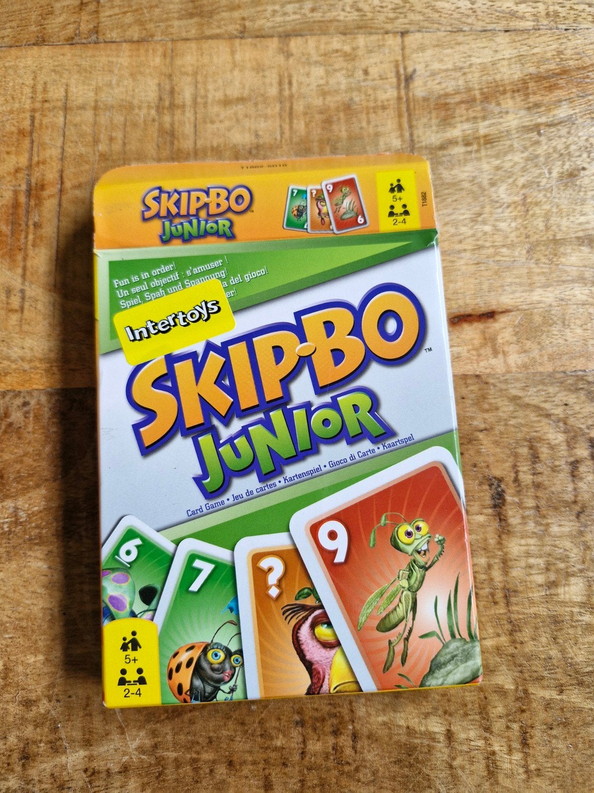 Skip-Bo Junior kaartspel - Compleet en zo goed als nieuw, Ophalen of Verzenden, Zo goed als nieuw, Mattel Games