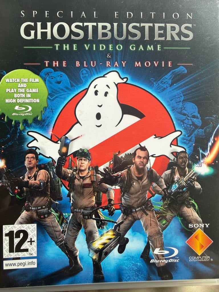 Ghostbusters: The Video Game & The Blu-Ray Movie PS3, Avontuur en Actie, 1 speler, Ophalen of Verzenden, Zo goed als nieuw