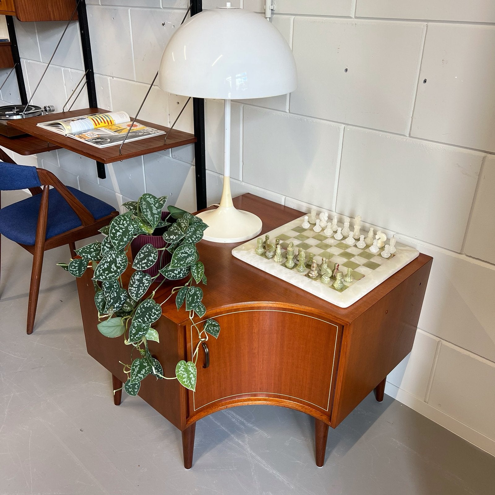 - Vintage hoekkast •Formule meubelen• -, Huis en Inrichting, Gebruikt, ., ., Minder dan 100 cm