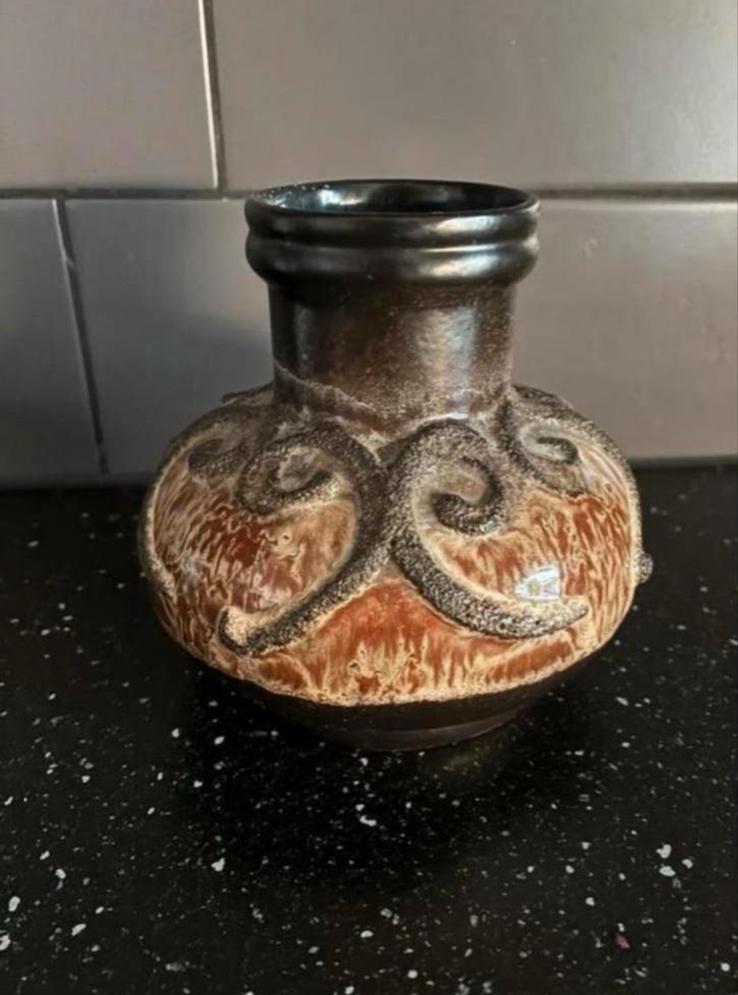 Vintage Strehla Vaasje - 11,5 cm hoog, Verzenden